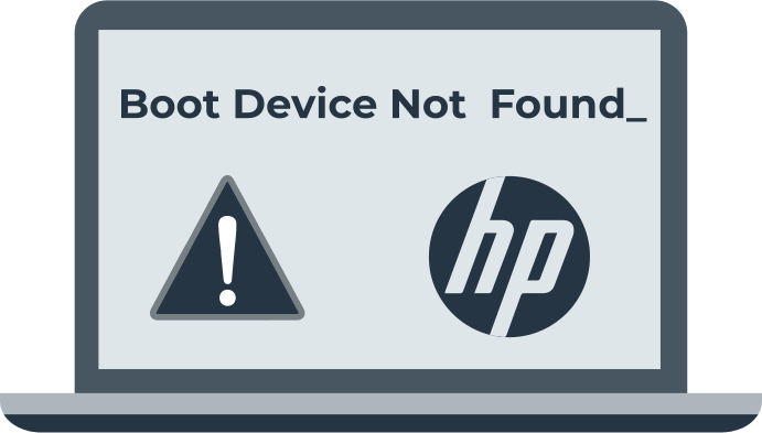 Hard Disk 3f0 Boot Device Not Found on HP